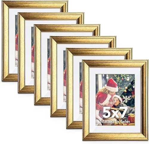 Vista 10 de SYNTRIFIC Juego de 6 marcos de fotos negros de 11 x 14 pulgadas, marcos de fotos de 8 x 10 pulgadas con paspartú o de 11 x 14 pulgadas sin paspartú