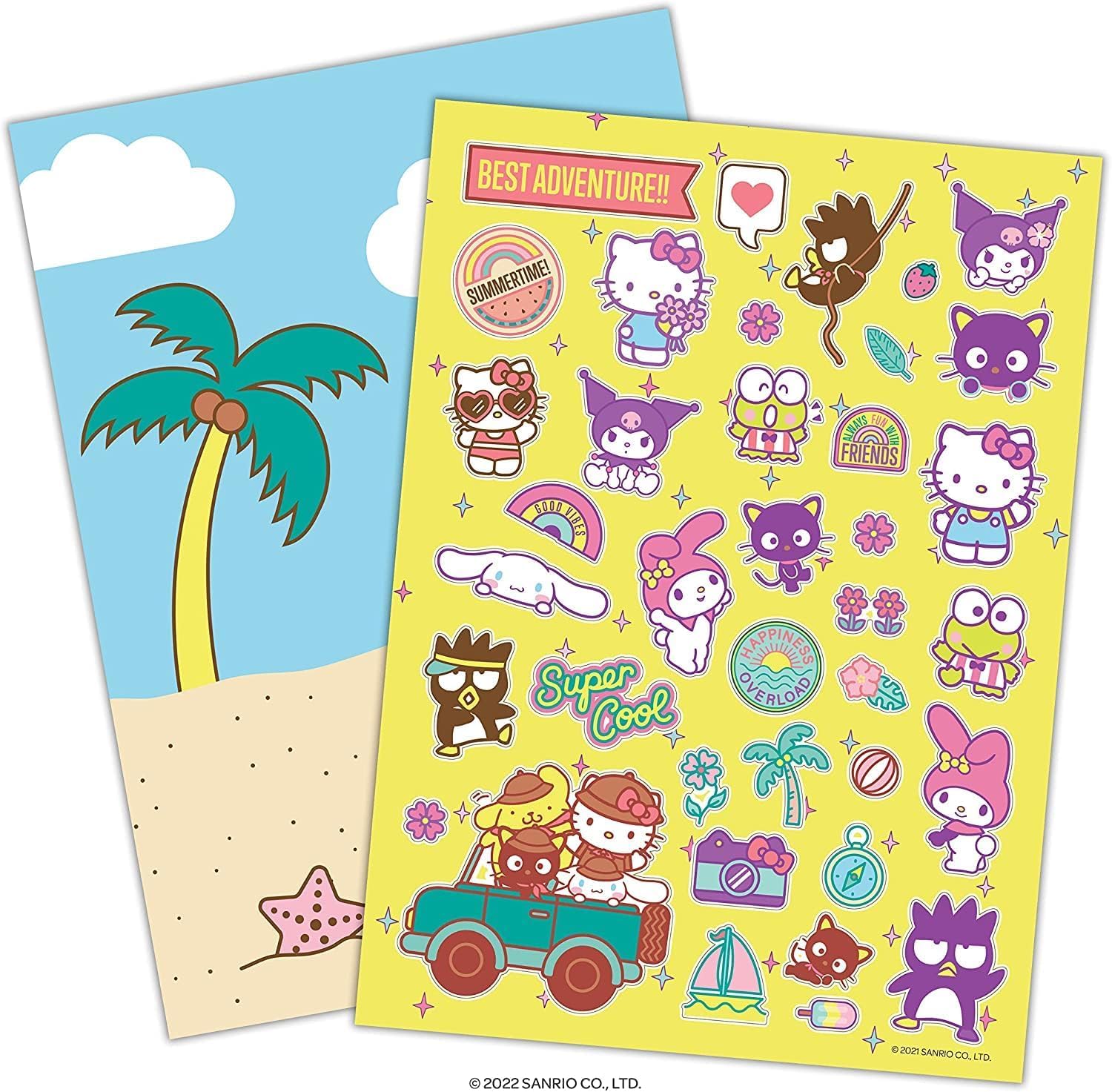 Hello Kitty Set di attività definitive - Pacchetto di arti e mestieri con libro da colorare, adesivi, giochi, puzzle, disegni e altro ancora | Hello Kitty Activities per ragazze, bambini