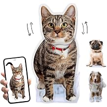 Custom Automatic Shaking Head Decorations | Personalized Acrylic Pet Cat/Dog Decor | Creative Big Head | Automatic Swinging Desktop/Car/Office Ornaments Animal