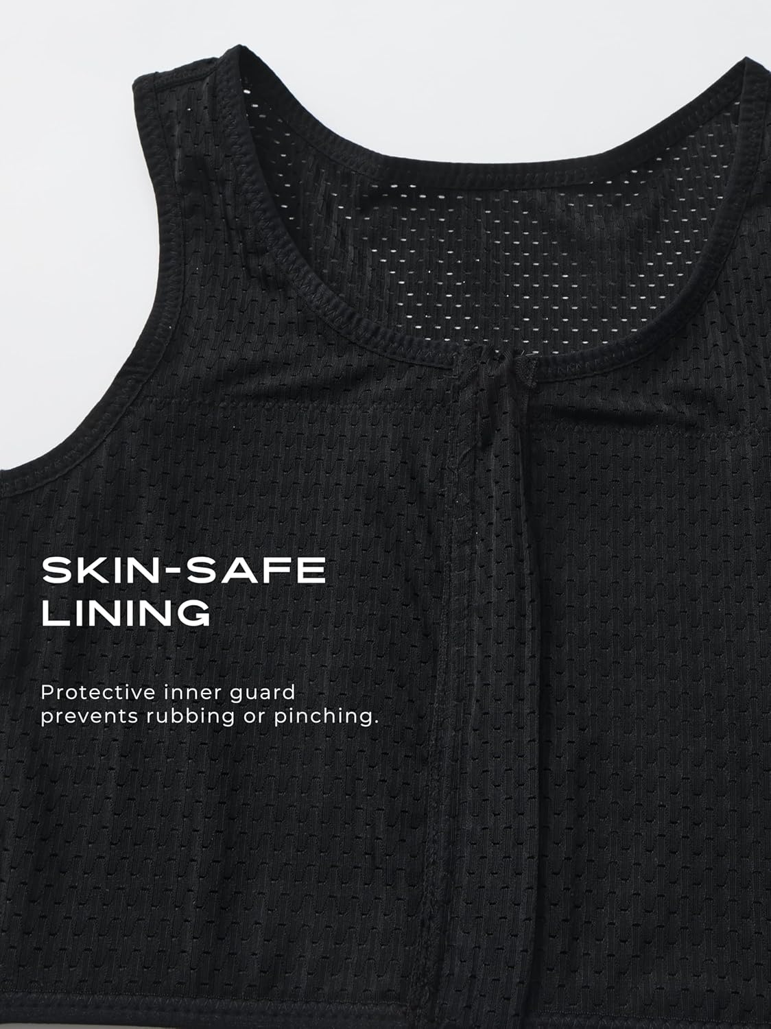 LGBT UNICORNS Chest Binder, Tomboy FTM Transgender Zip Up Swim Binder, Skin-Friendly & Breathable Binder Trans - Image 7