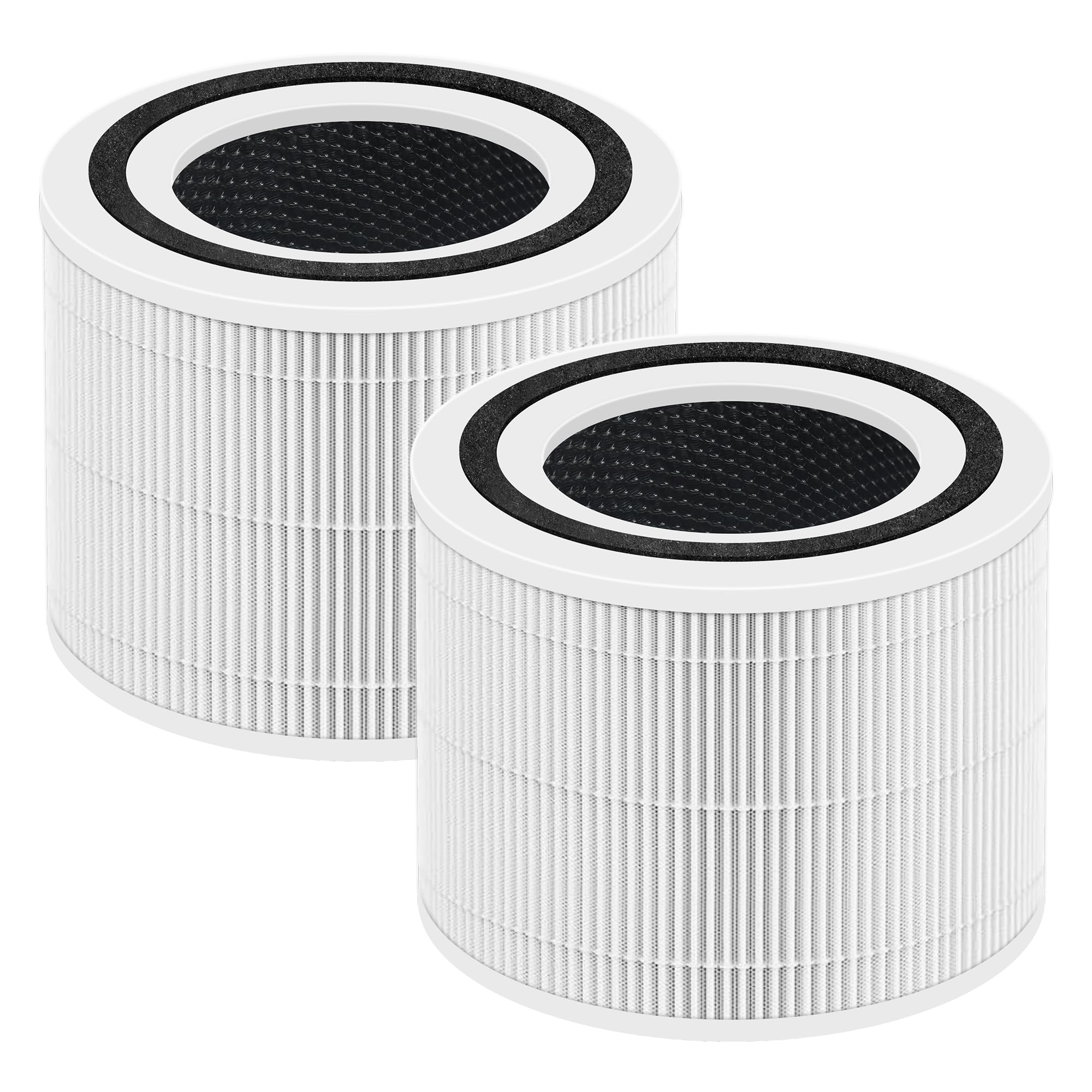 240 Replacement Filter Compatible with Puroair 240 Air Purifier, 3-in-1 True HEPA 14 Filtration with Activated Carbon for 99.97% Air Pollutants, Odor and Smoke, 2 Pack, White