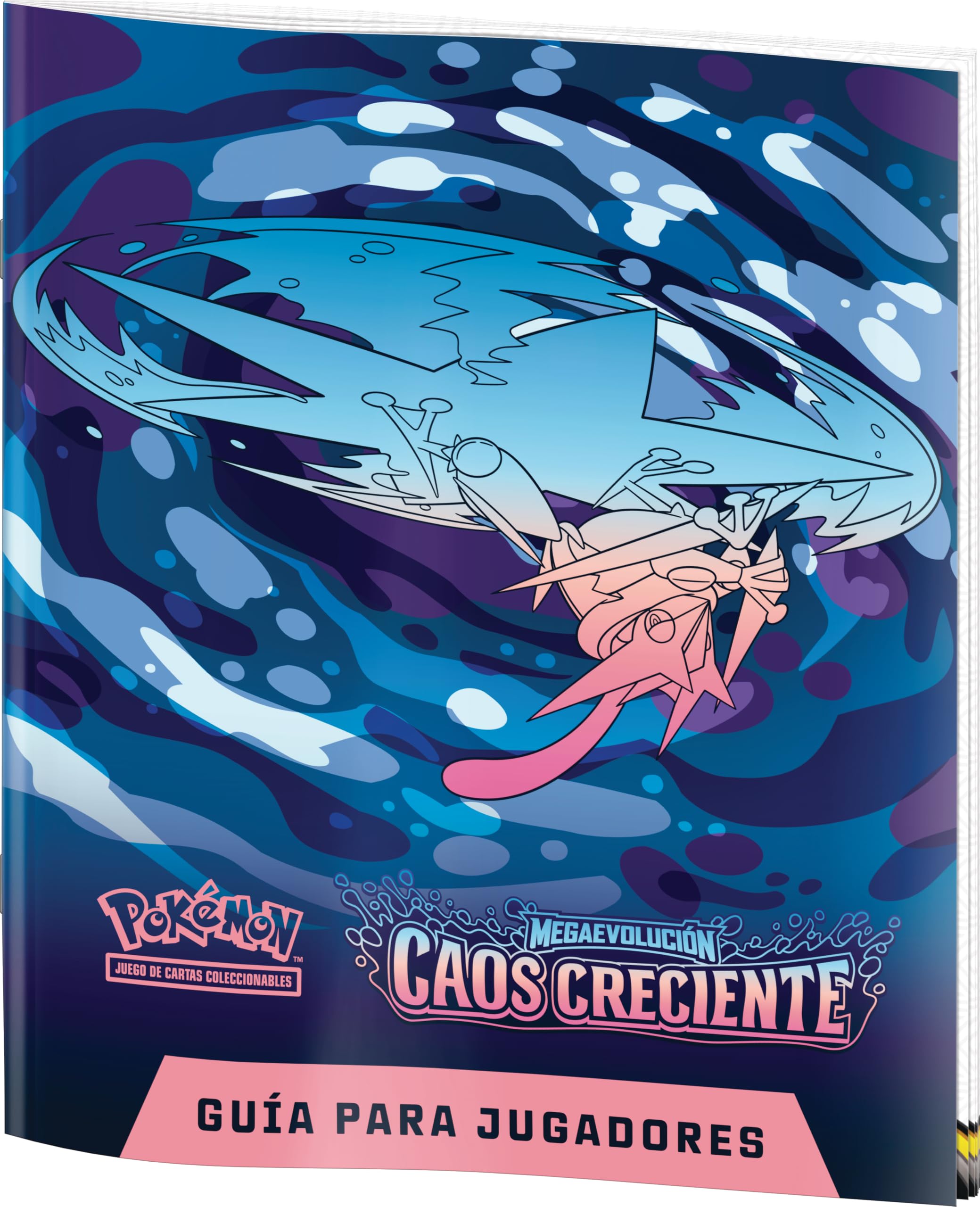 Pokémon: Caja de Entrenador Élite de Megaevolución-Caos Creciente (1 Carta de promoción con ilustración expandida, 9 Sobres de Mejora y Accesorios prémium)