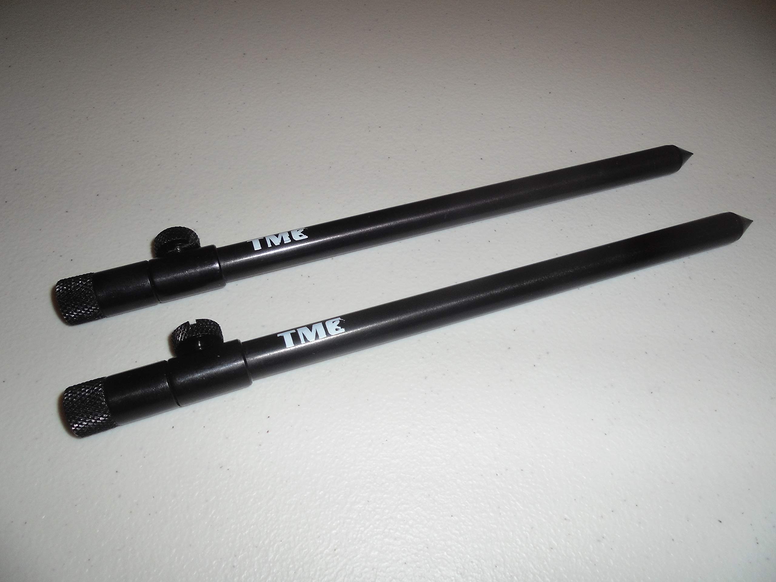 TMC2 x Aluminium Bank Sticks 25-45 cm's. Rod Rests, Buzz Bar, Alarms. Fishing
