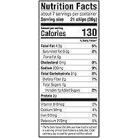 Vista 6 de RITZ Chips de queso crema y cebolla Crisp and Thins, 6 bolsas de 7.1 onzas