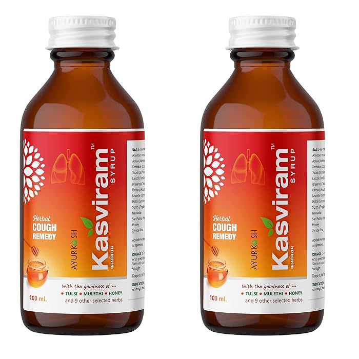 Buy KASVIRAM HONEY COUGH SYRUP Ayurvedic Cough Syrup For Dry Cough I