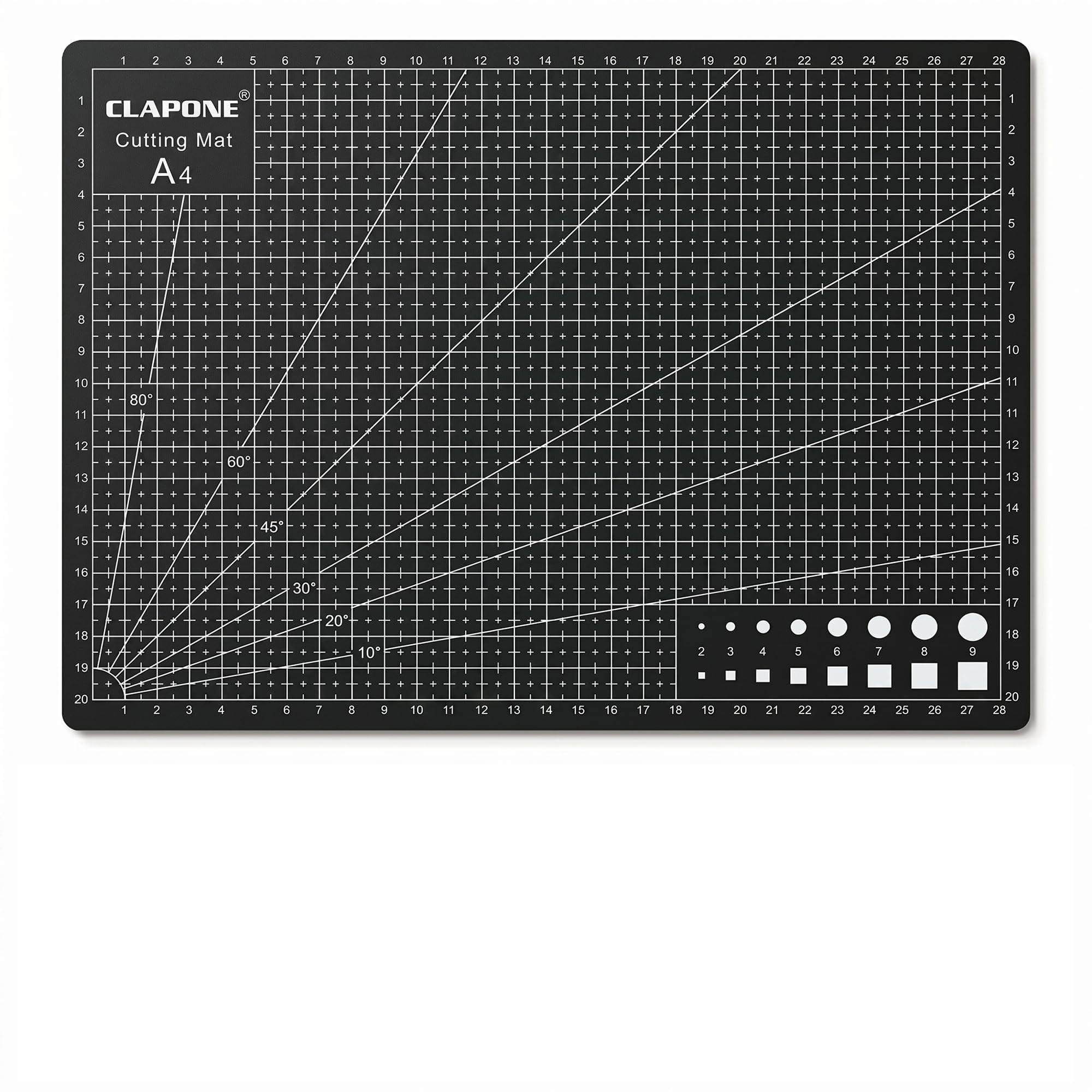 CLAPONE A4 Cutting Mat Self Healing Sewing Mat, 9inch x 12inch Rotary Cutting Mat 5-Layer Craft Board for Sewing, Quilting, and Scrapbooking Crafts Hobby Project Leather-image-19