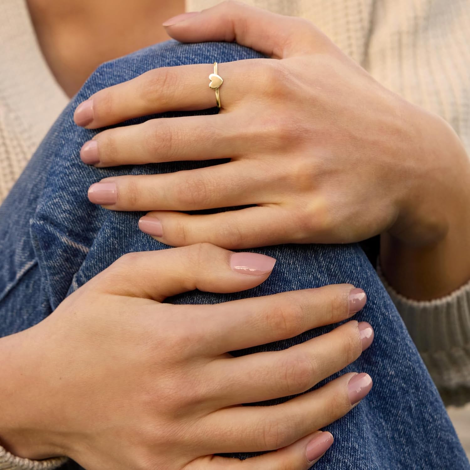 Ross-Simons 10kt Yellow Gold Heart Ring - Image 5