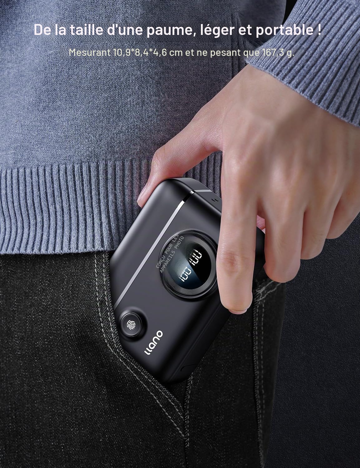 llano EN-EL15 EN-EL15C EN-EL15B EN-EL15A Chargeur Rapide pour Nikon Z8 ZF Z6II Z7II Z5 Z6 Z7 D850 D750 D7500 D7200 D7100 D7000 D500 D610 D810 D800, 18W USB-C Double Chargeur avec Écran LCD pour Nikon