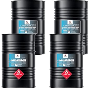 n-Propyl Alcohol ACS Grade - 4 x 55 Gallon Drum - Superior Quality for Industrial Synthesis