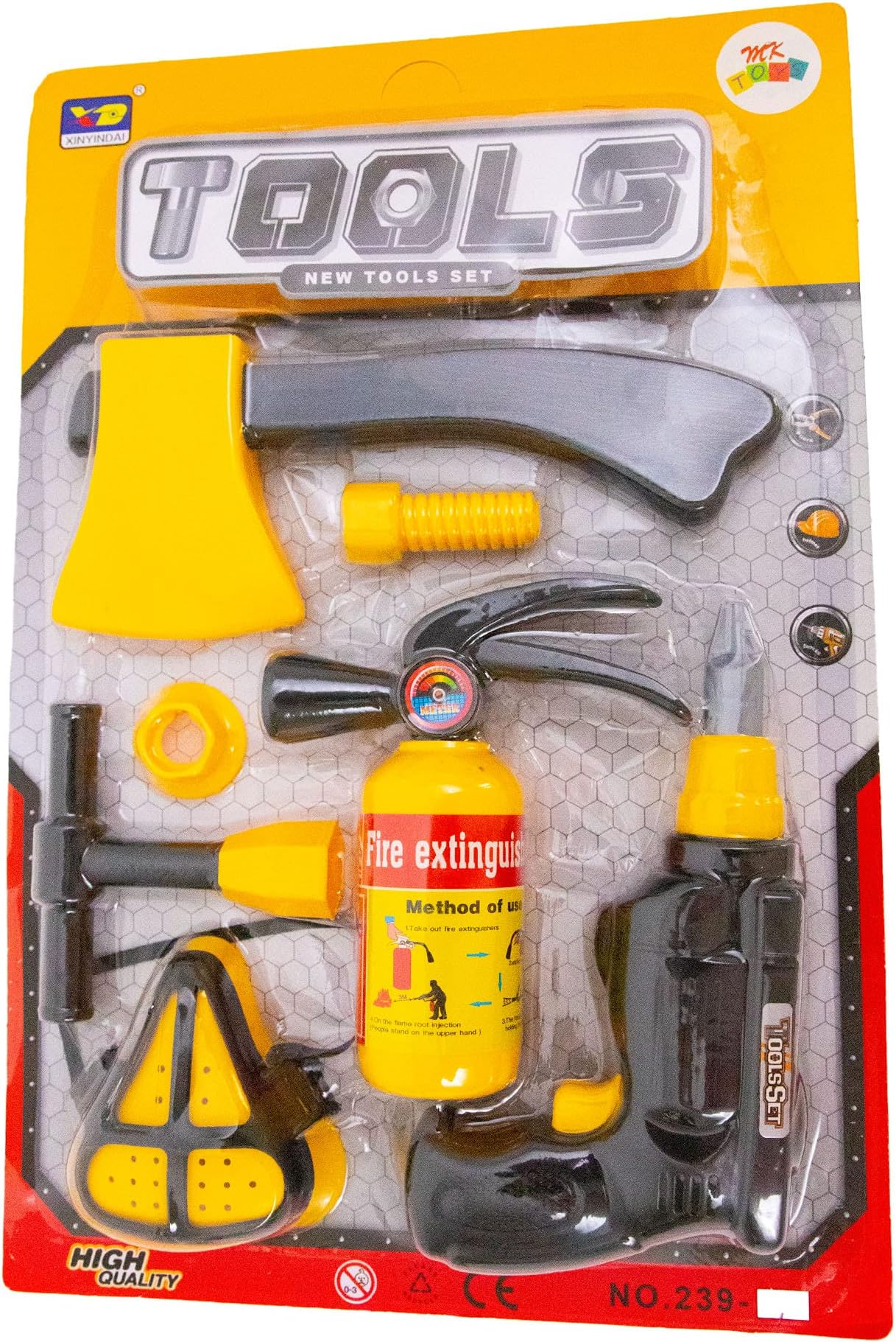 Kids tool set; Durable Kids Tool Set ; 3+ Years Old ; Kids Tee Play Construction Tool Kit