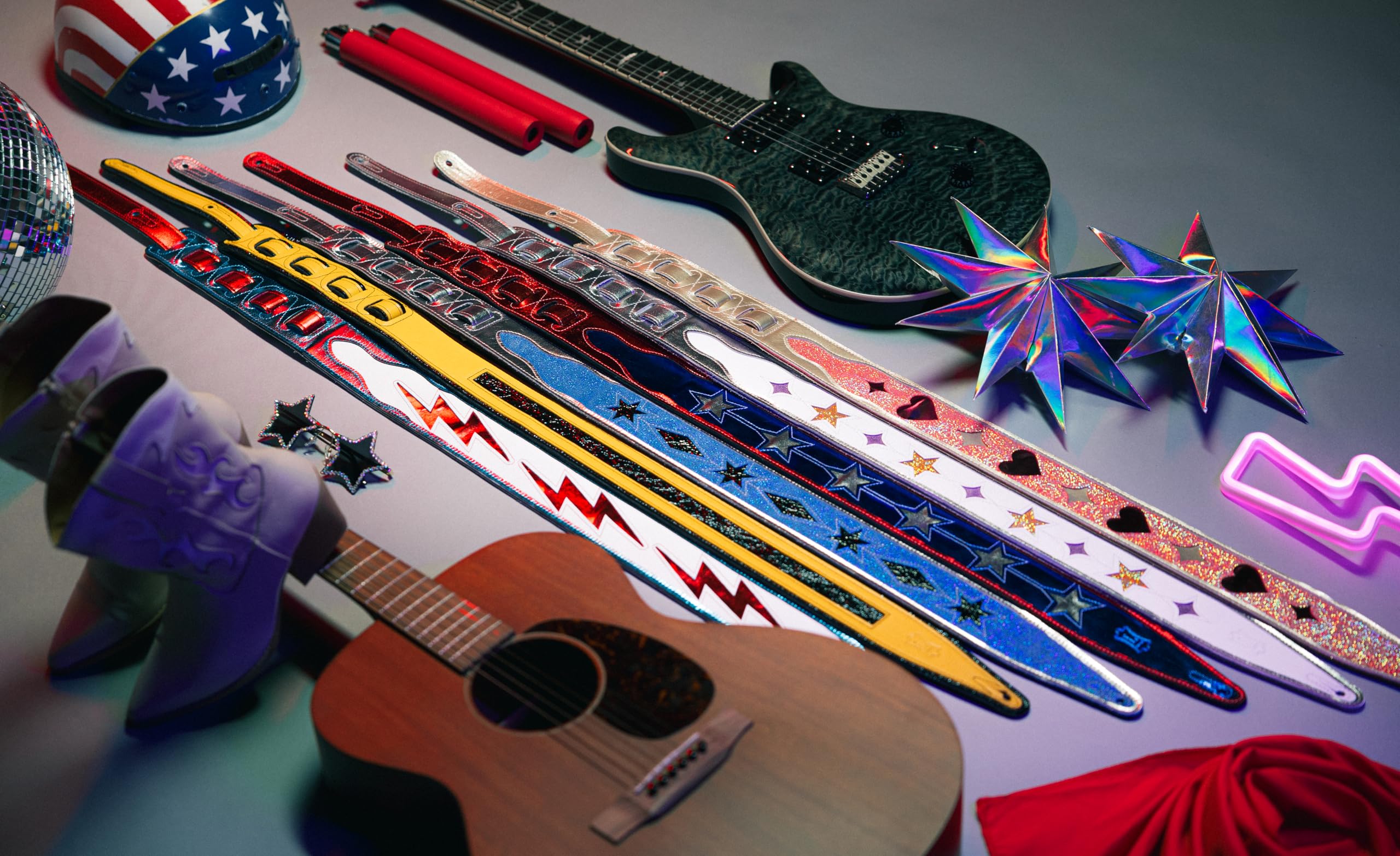 Levy's Leathers x Jodi Head Collaborative Series - Correa para guitarra (piel, 6,35 cm)