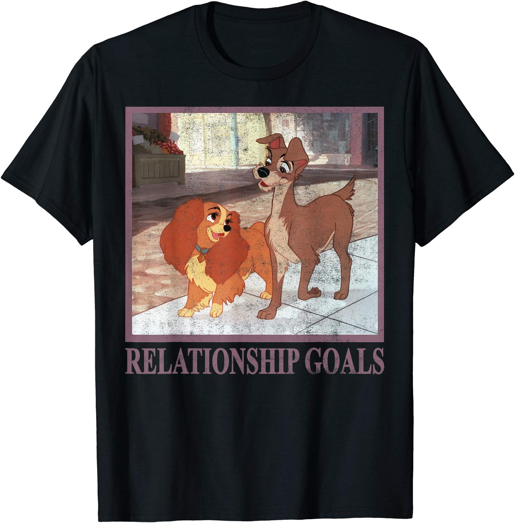 DisneyLady And The Tramp Relationship Goals Poster T-ShirtOEKO-TEX STANDARD 100