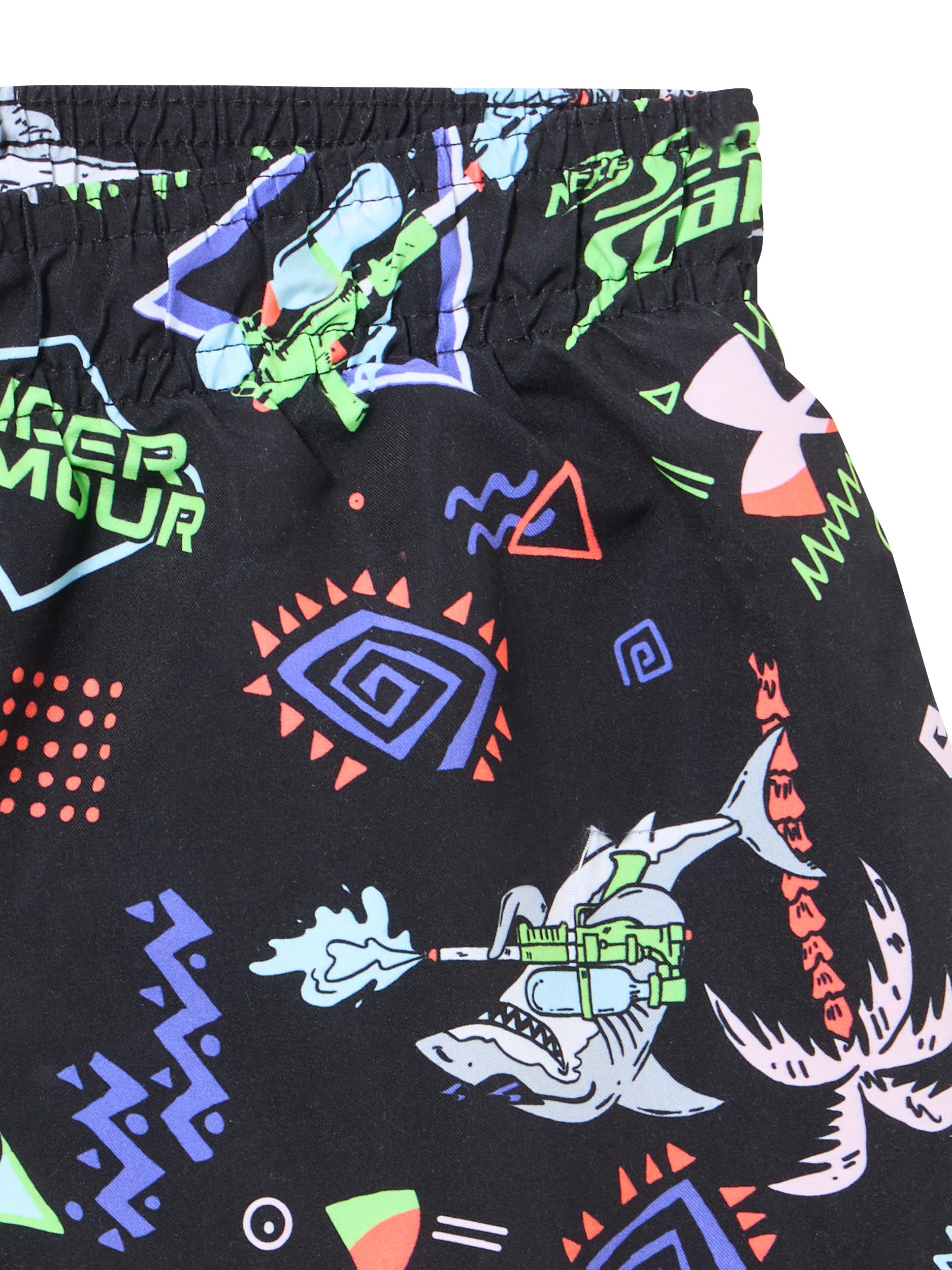 Under Armour Conjunto de Voleibol de natación para niños, Camisa de Manga y Pantalones Cortos a Juego, Ligero y Transpirable