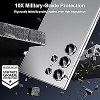 Vista 81 de WSKEN for Samsung Galaxy S24 Ultra Camera Lens Protector, Ultra Thin Scratch Resistant 9H Tempered Glass with Aluminum Metal Circle Camera Screen