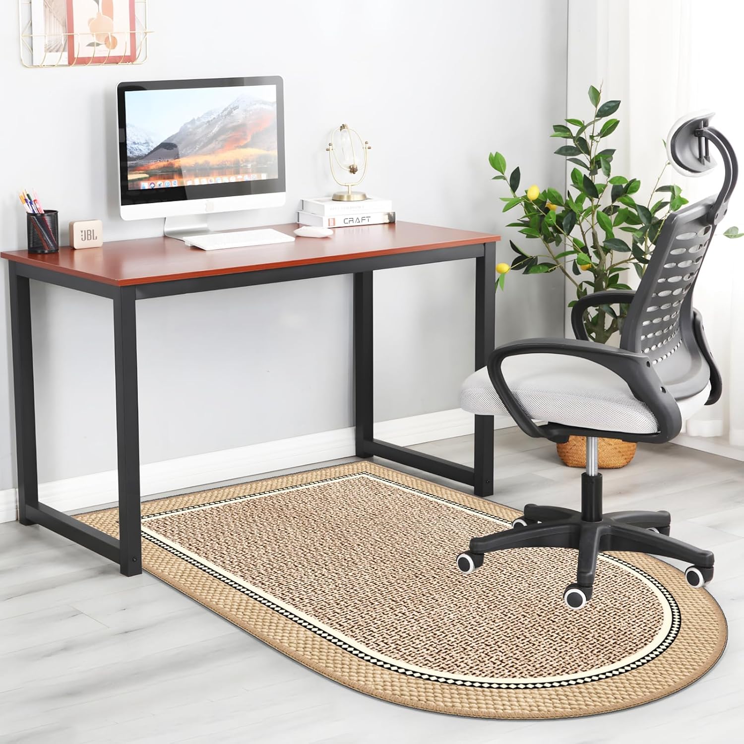 Office Chair Mat for Hardwood Floor: 35"×55" Chair Mat, Suitable for Hardwood and Tile Floors, and Also a Protective Mat for Swivel Chairs in Offices, Game Rooms and Homes