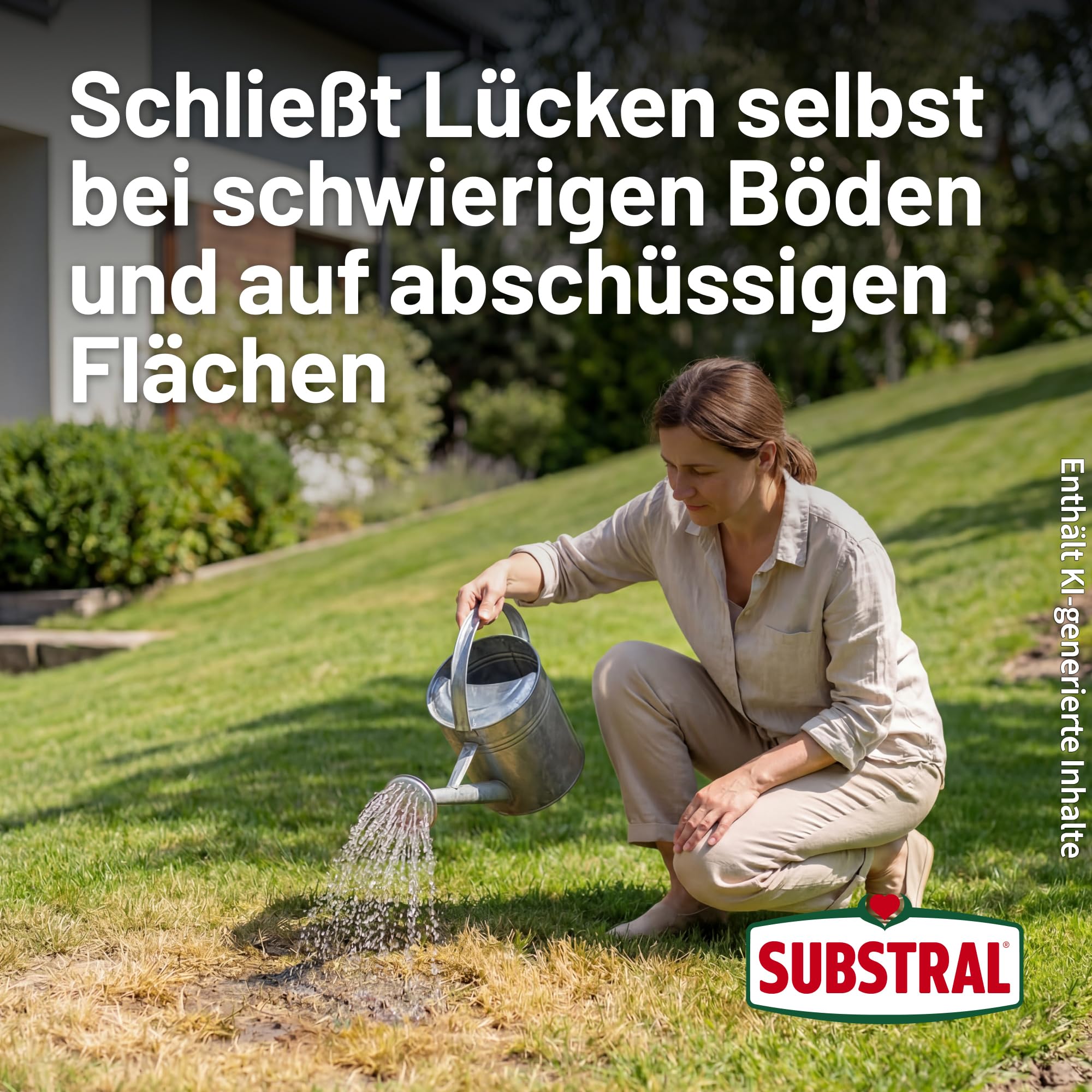 Substral Magic Lawn Patch, reparaciones de césped, semillas de césped, sustrato de primera calidad y fertilizante, 3,6 kg hasta 16 m²