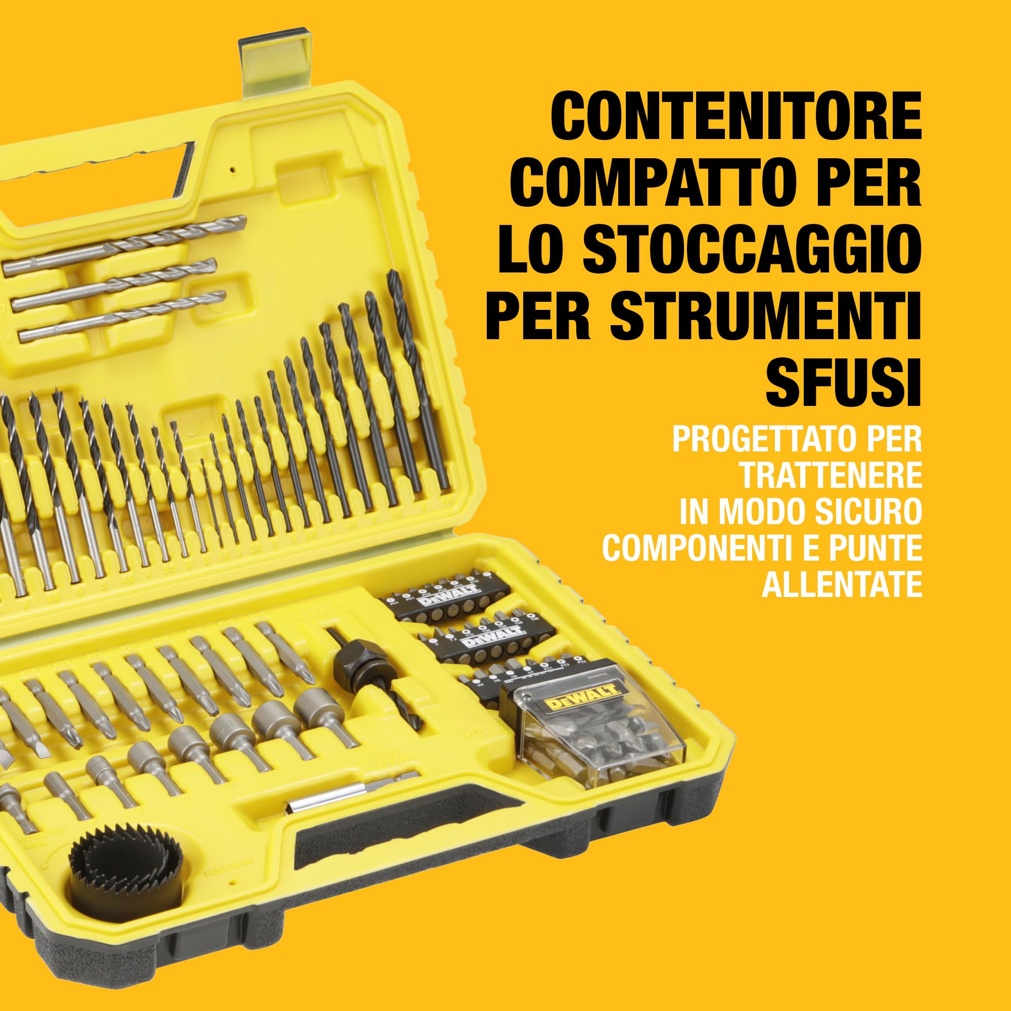 DEWALT- Set di avvitatori misti(100 pz.), DT71563-QZ