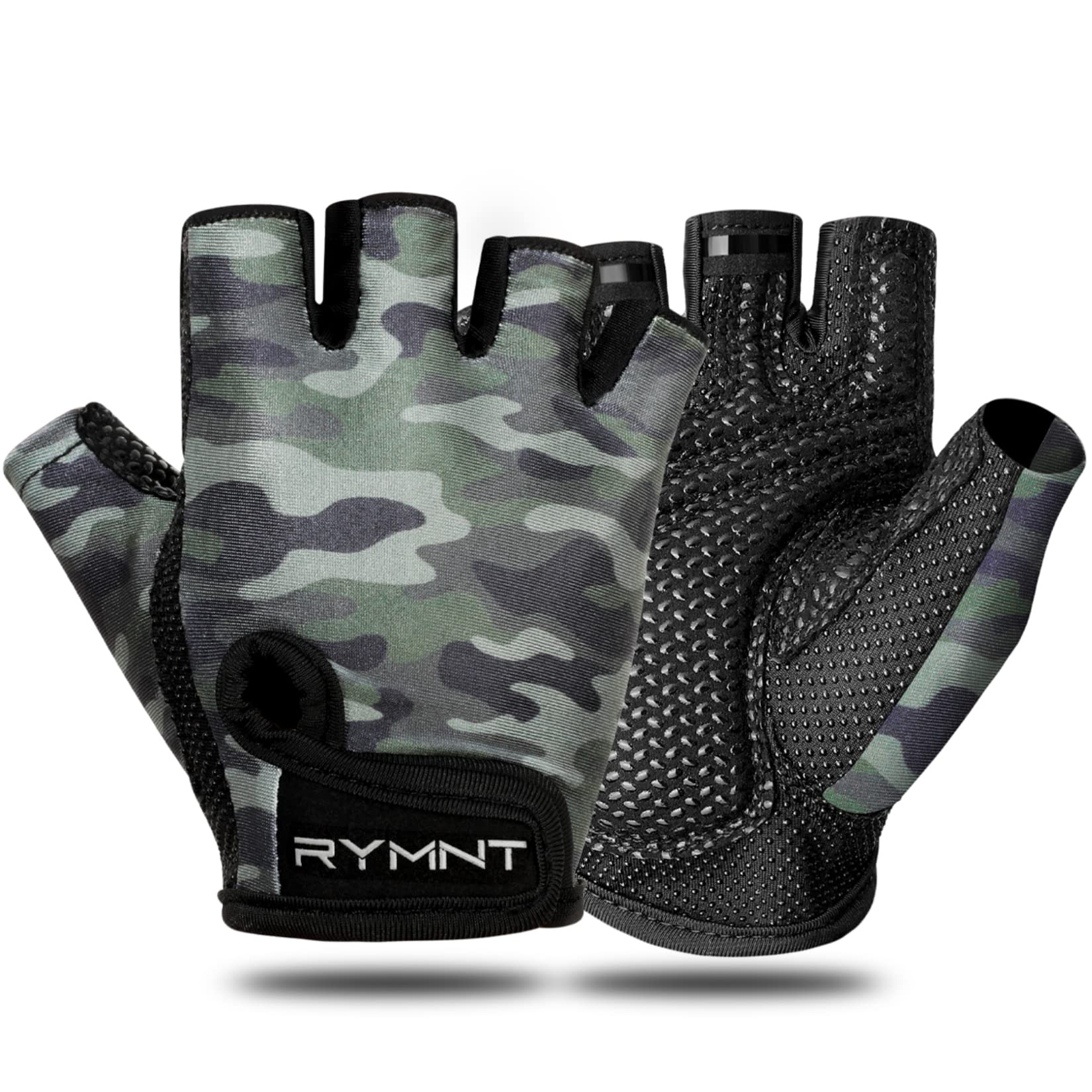 RYMNT Full Fingers Workout Gloves for Women Men-Gym Gloves for Women Weight Lifting, Exercise Crossfit Weightlifting Gloves-Touch Screen-Extra Grip Foam-Padded-Anti-Slip for Fitness,Training,Cycling