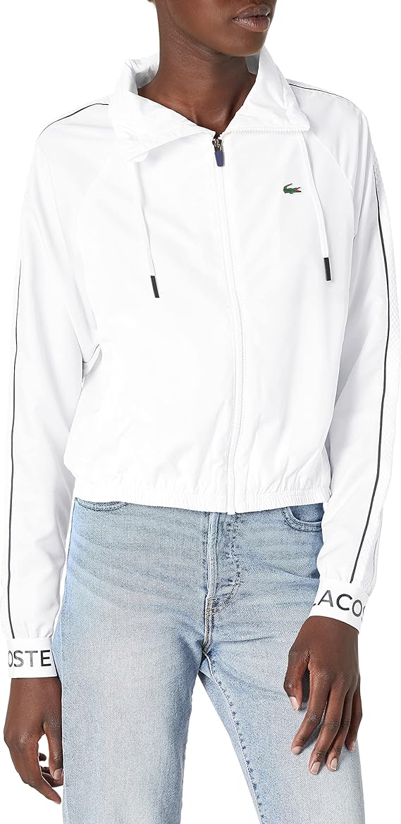 Lacoste womens Women's Sport Colorblock Full Zip Jacket Amazon.ca Clothing, Shoes & Accessories