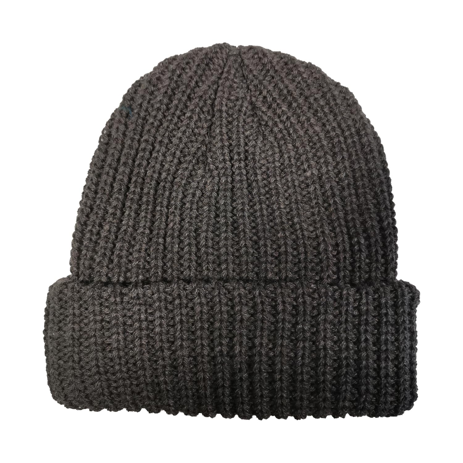 Undercover Mens Knit Turn Up Thermal Beanie Hat MA359 Grey