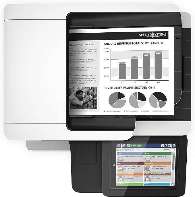 HP Laserjet Managed MFP M527dnm: Computer \u0026 Zubehör