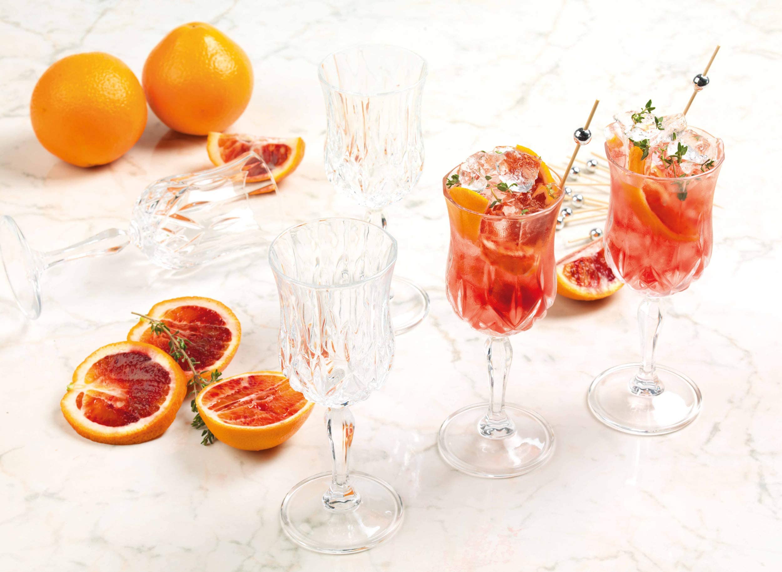 RCR - Laurus, Set Calice Vino, 6 Pezzi, Trasparente