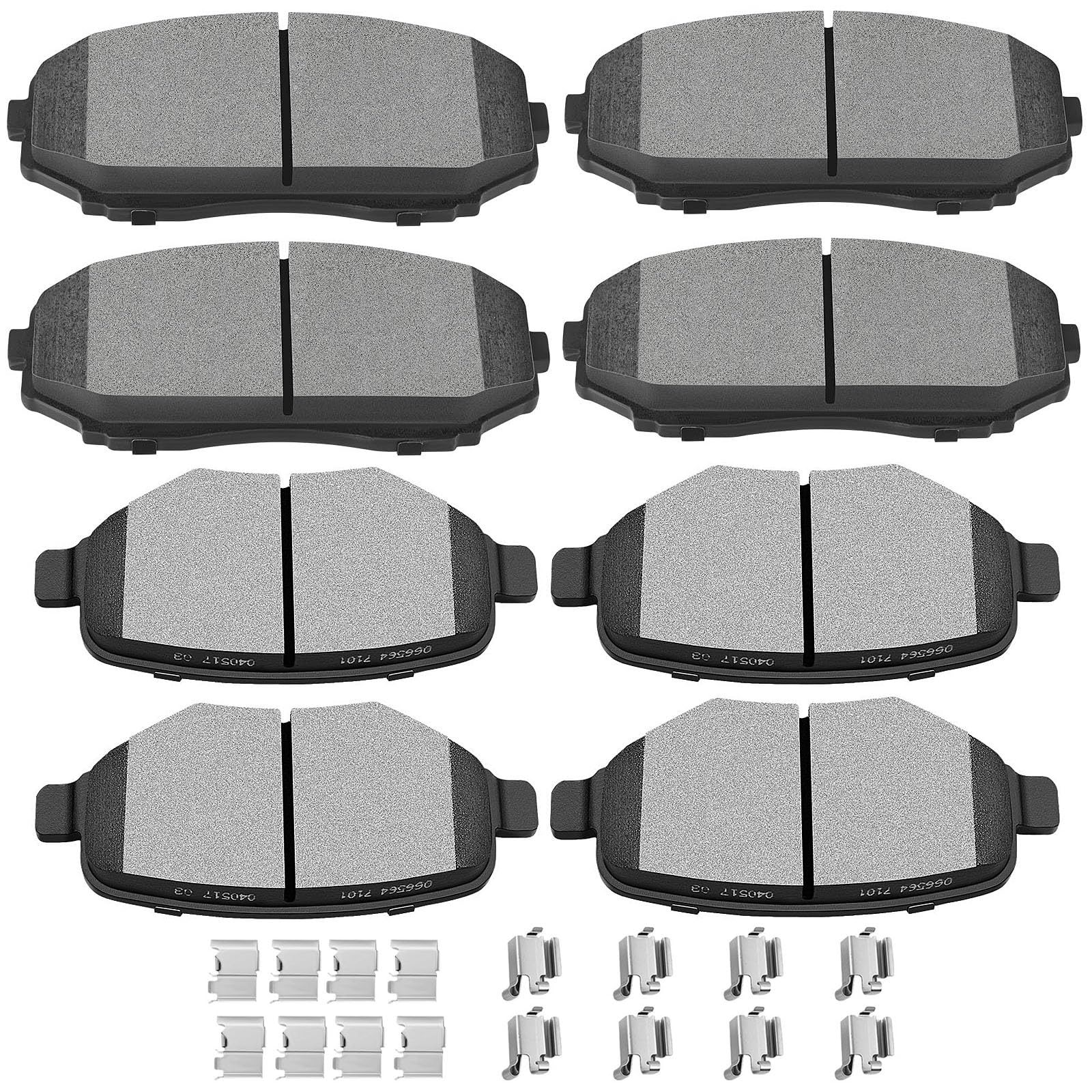 SCITOO D1258 D1377 Front Rear Ceramic Brake Pads Sets Fit 2011-2014 For Ford For Edge,2011-2015 For Lincoln For MKX
