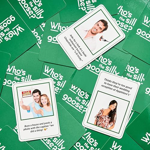 Miniatura 4 de DSS Games ¿Quién es el ganso tonto? [Un juego de fiesta de lujo de clase media] para decidir quién es más probable que se convierta en sus padres.