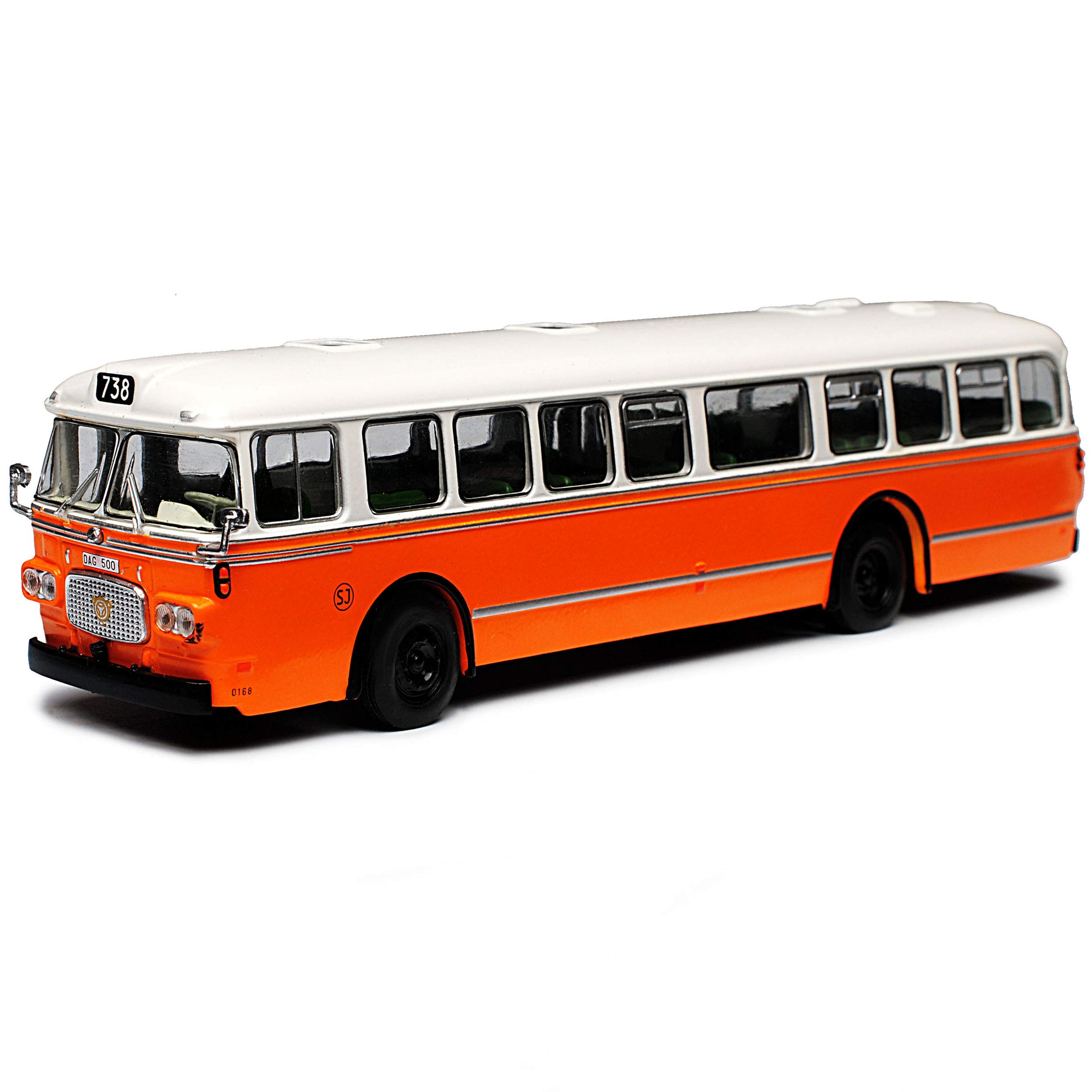 Scania Vabis D11 Bus Orange 1/72 Atlas Model Car: Amazon.de