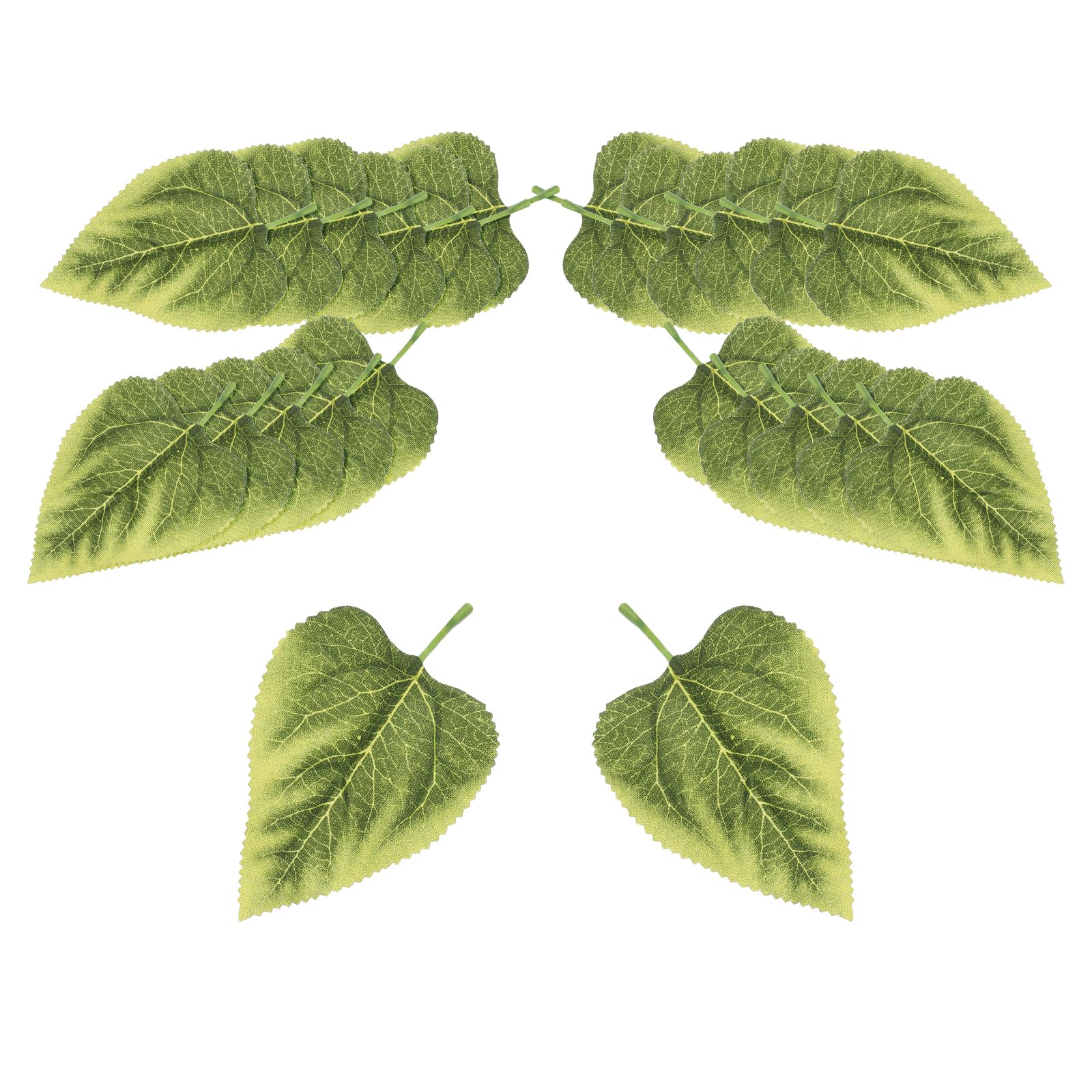 Feuilles de tournesol artificielles moyennes anti-flétrissement pour fête