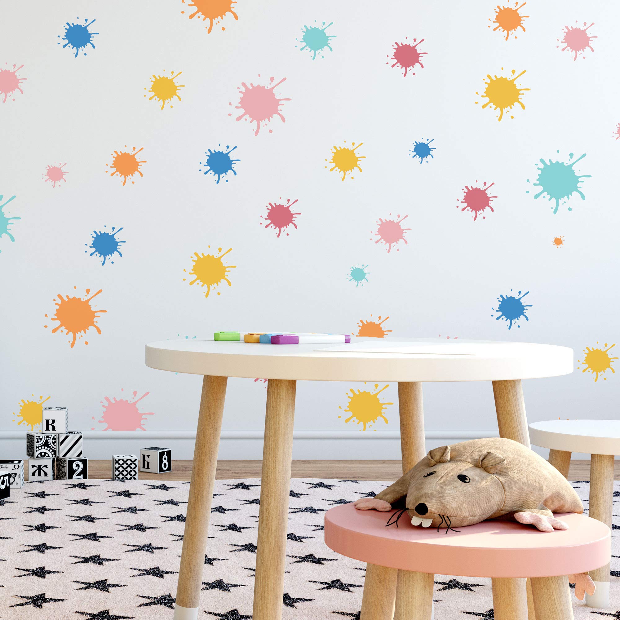 Stash ステンシル Amazon.co.jp: 再利用可能なプラスチックステンシル5枚。SPLASH