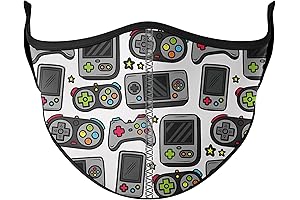 Top Trenz Washable Face Mask Designed for Gamers - Reusable, Stylish Protection...