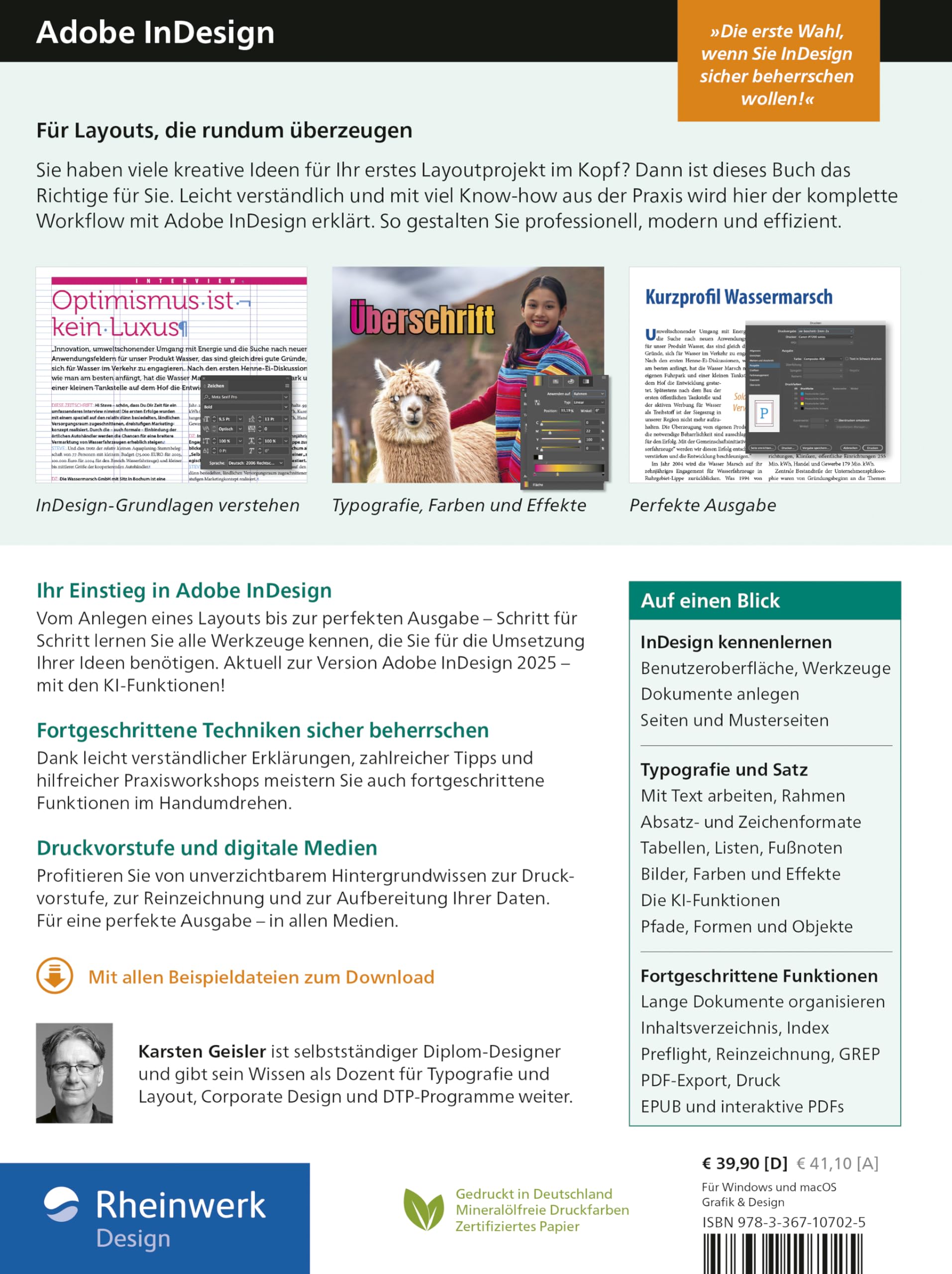 Adobe InDesign: Der praktische Einstieg. Aktuell zur Version 2025. Inklusive der neuen KI-Funktionen
