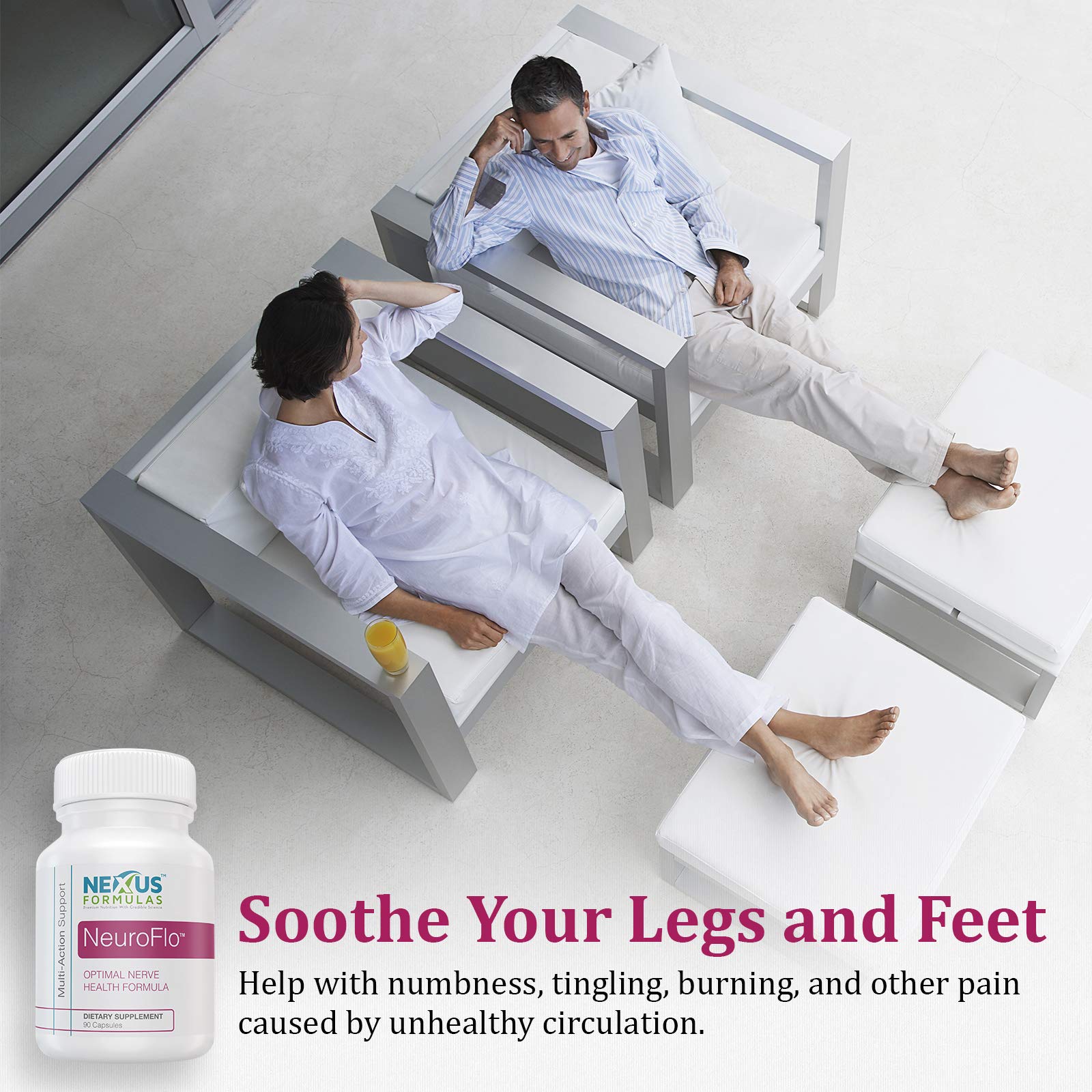 Nexus Formulas NEUROFLO Nerve Health and Circulation Formula