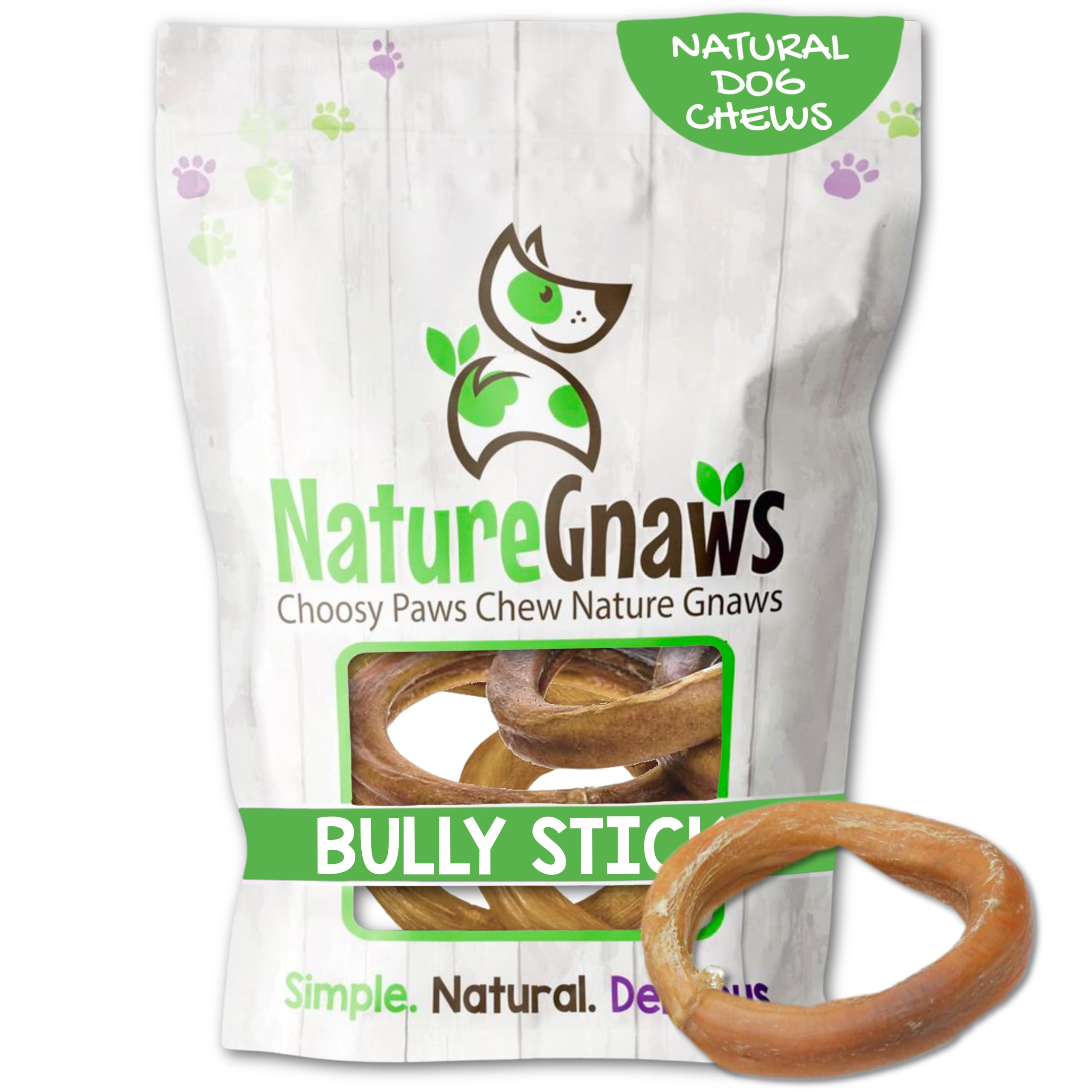 Nature Gnaws Bully Stick Rings