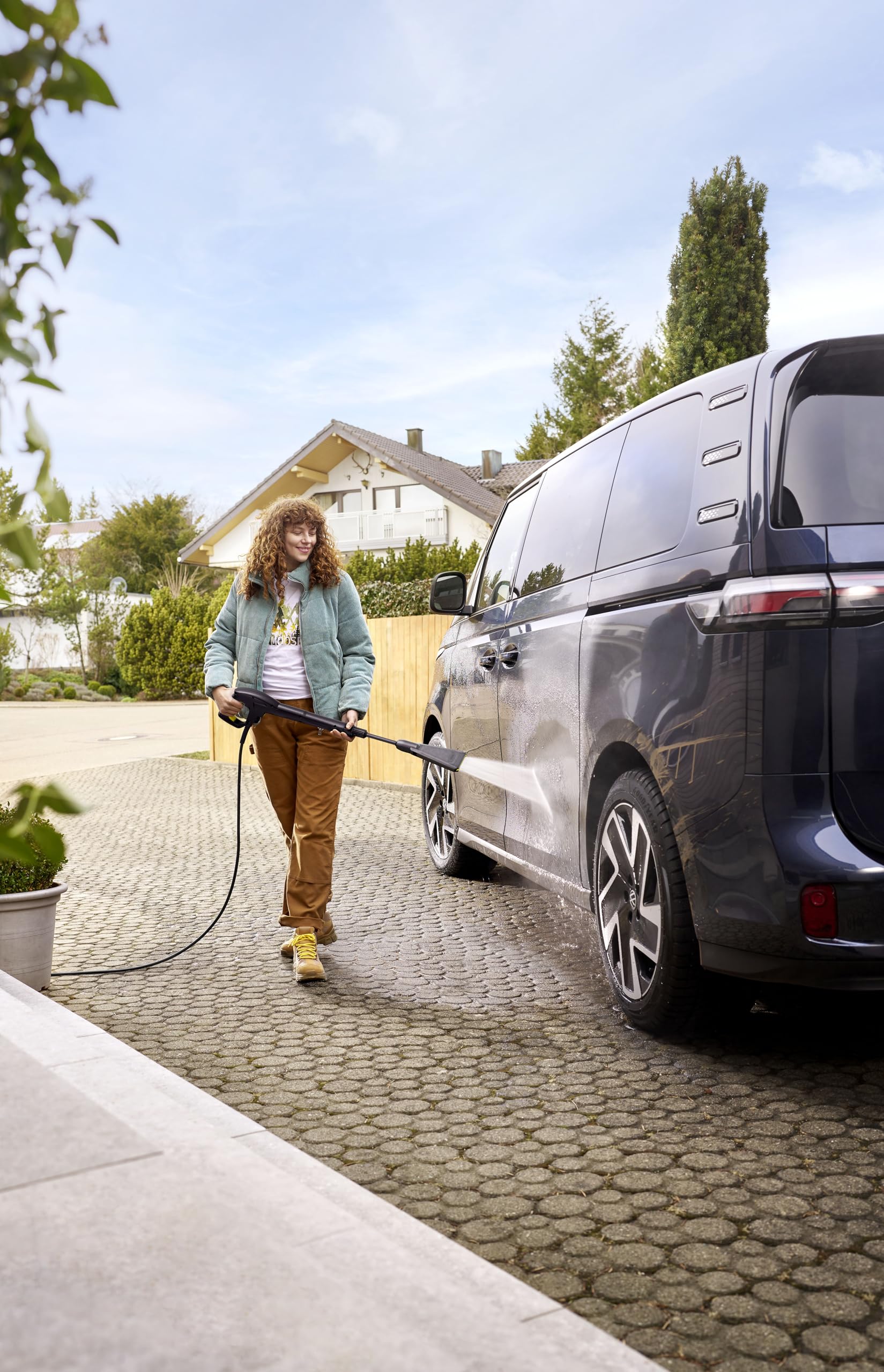 Kärcher eco!Booster 120 Lance Jet pour Nettoyeur Haute Pression, 50% de Performance de Nettoyage supérieure par Rapport au Jet Plat, économise l'eau, l'énergie et Le Temps