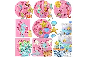 Mini Sea Creatures Summer Beach Candy Silicone Mold Pack