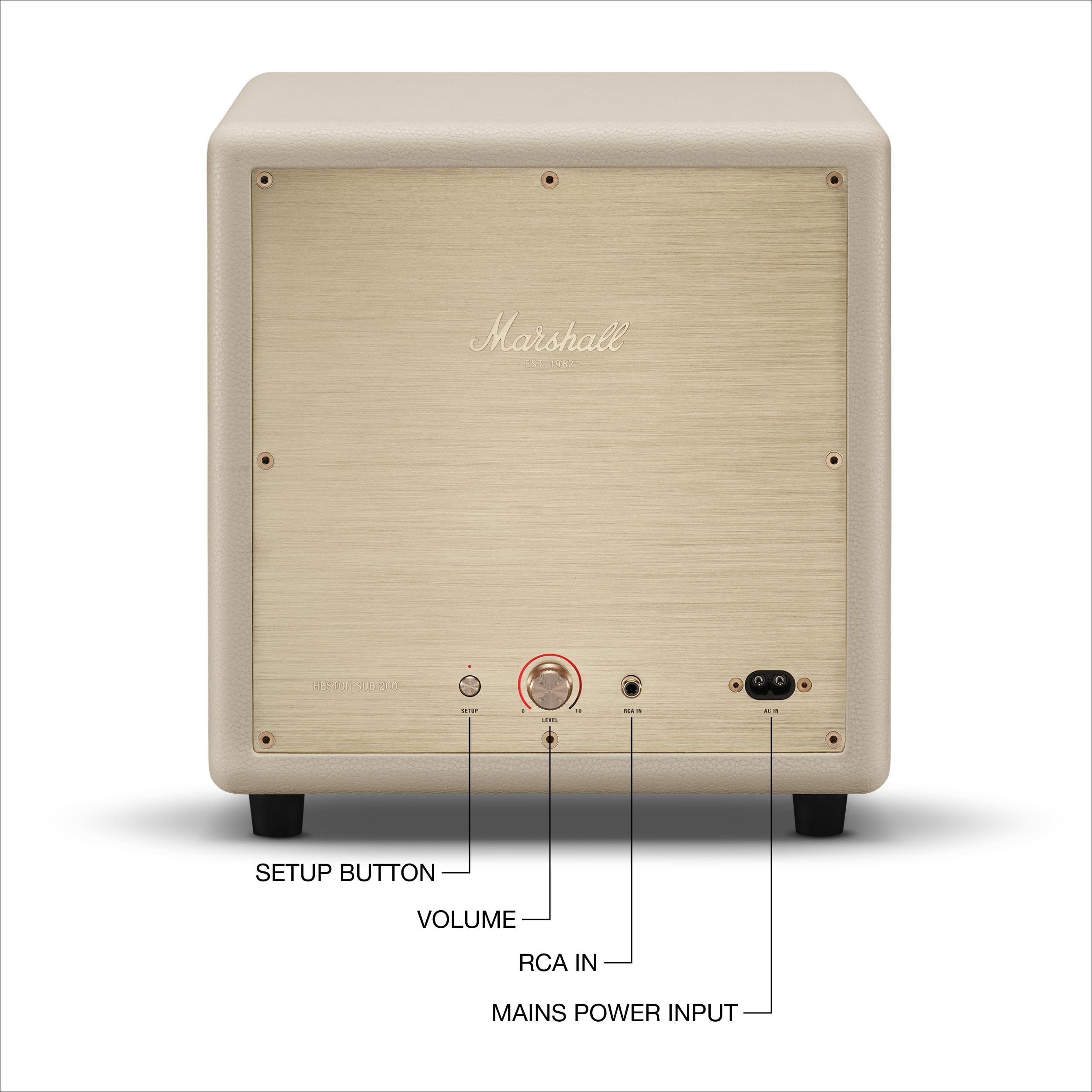 Amazon.com: Marshall Heston Sub 200 Subwoofer - Deep Bass for TV