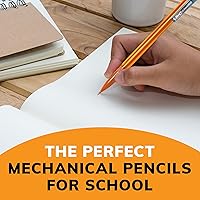 Vista 5 de BIC Lápiz mecánico Xtra Smooth de punta media de 0.028 in, recargable y retráctil, paquete de 40