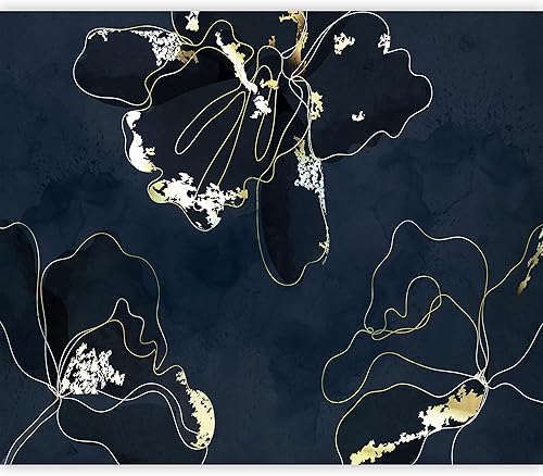 artgeist Mural de pared de flores de 154 x 110 pulgadas, papel pintado autoadhesivo extraíble grande, papel de aluminio, decoración de pared, diseño