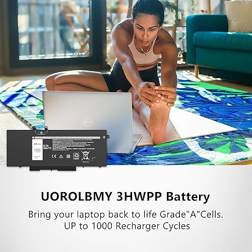 Miniatura 2 de Nueva batería de repuesto para laptop 3HWPP para Dell Latitude 5410 5401 5510 5501 5511 5411 Precisión 3541 3551 Inspiron 17 75007506 2 en 1