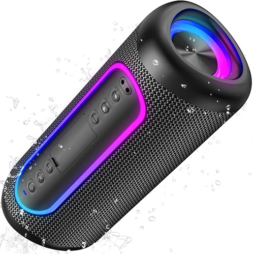 Enceinte Bluetooth Puissante 30W Portable 30H d’Autonomi UOHHBOE