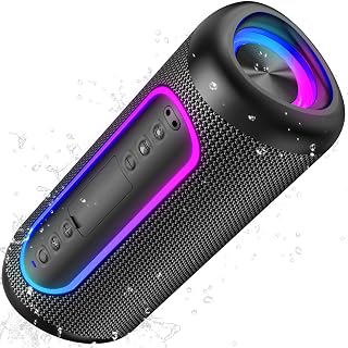 UOHHBOE Enceinte Bluetooth Puissante 30W Portable 30H d’Autonomie - Les Beatles, Paul McCartney, John Lennon, RIngo Starr, George Harrison