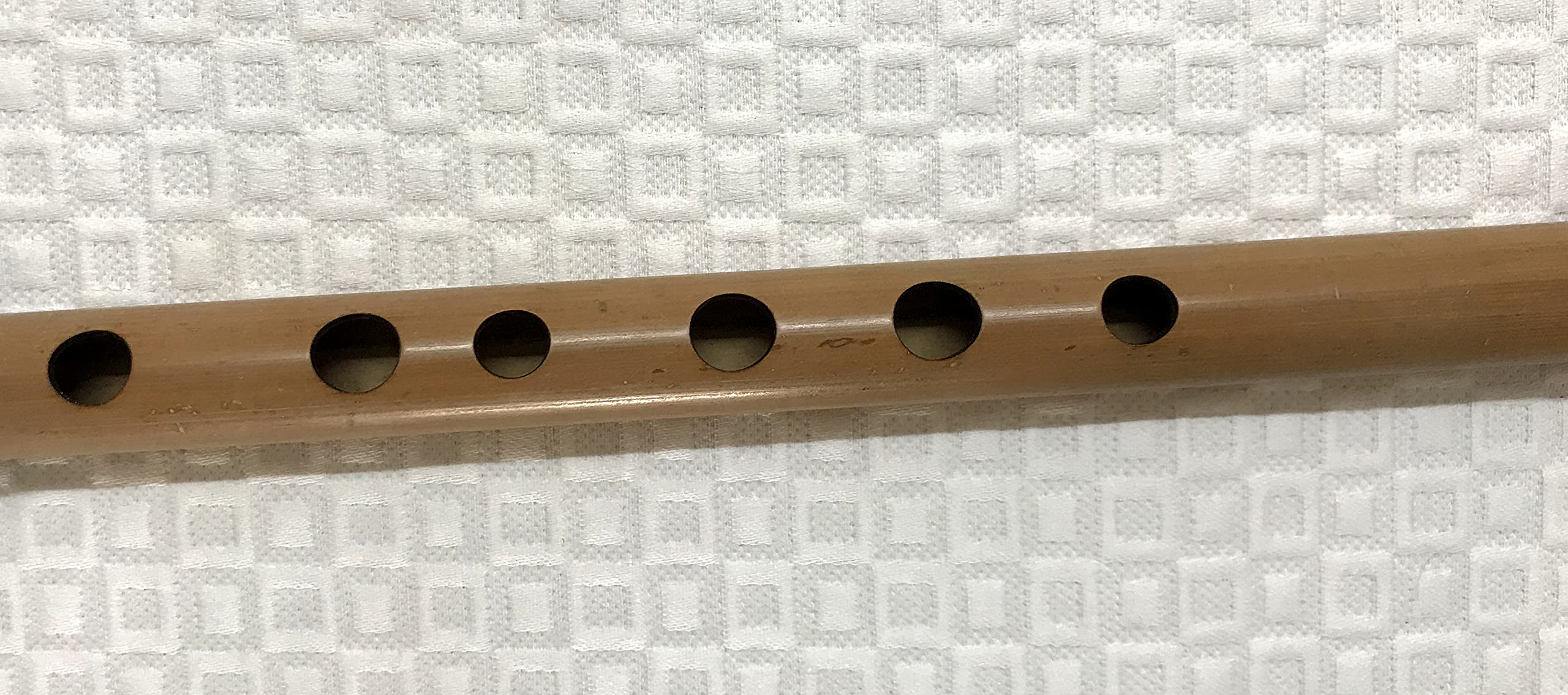 Flauto da concerto in bambù con scala C Bansuri con copertura in velluto e custodia Rexine