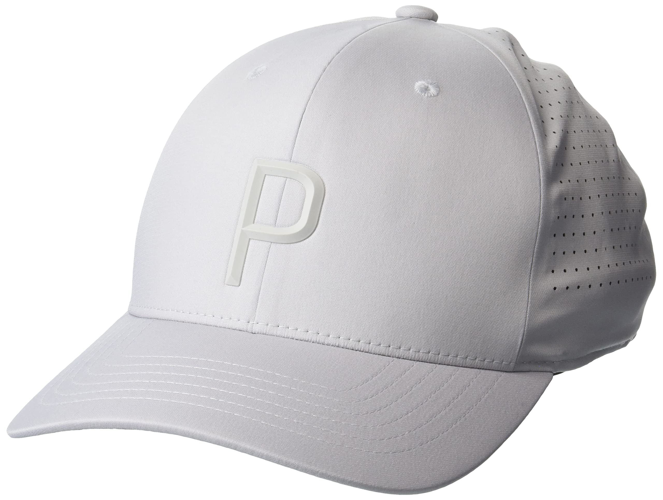 pumagolf Men's Tech P Snapback Cap Hat, Ash Gray, One Size