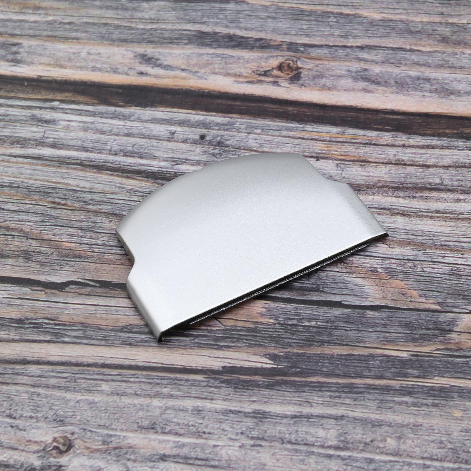 2 Piezas Fundas Protectoras de Repuesto para Puerta de Batería Compatible con Sony PSP 2000 2003 2004 3000 3003 3004 Accesorios de Consola de Plástico Plateado
