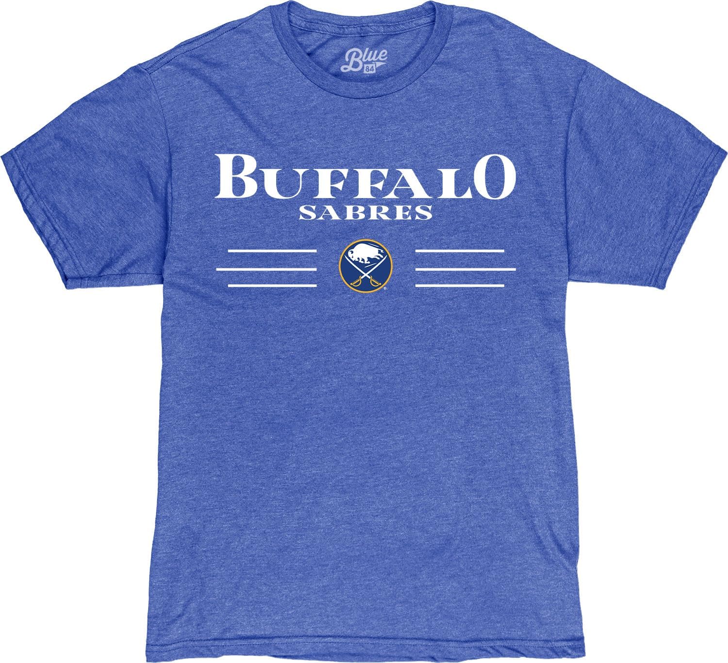 Blue 84 NHL Officially Licensed Bi-Blend T-Shirt Heathered Team Color
