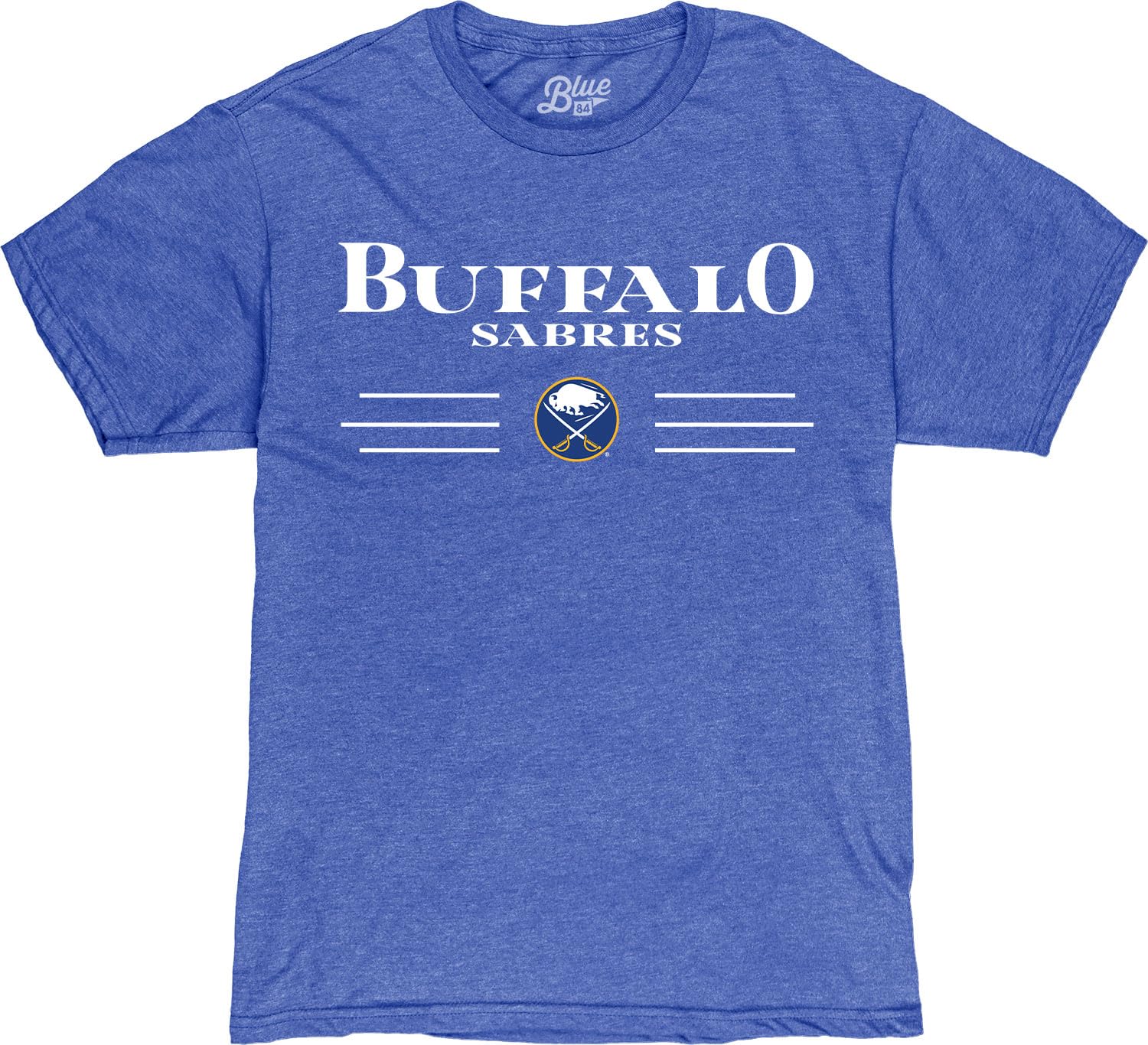 NHL Unisex-Adult NHL Officially Licensed Bi-Blend T-Shirt Heathered Team Color
