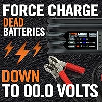 Vista 3 de Clore Automotive PL2140, 4-Amp Fully-Automatic Smart Charger, 6V and 12V Battery Charger, Battery Maintainer, and Battery Desulfator with