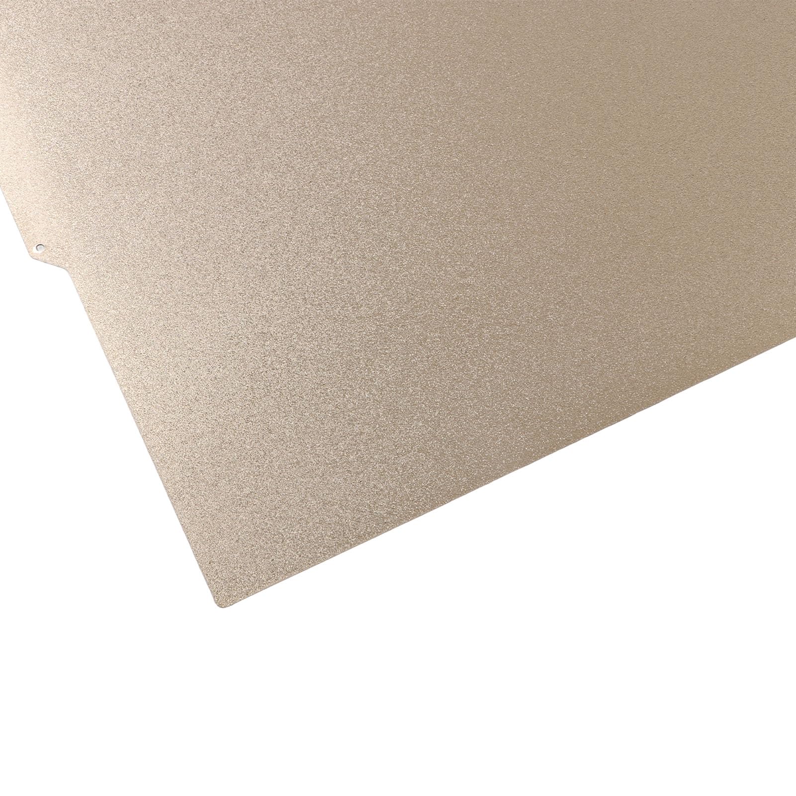 Piastra di Costruzione Flessibile, Piastra in Acciaio Flessibile 370x370MM per Stampante 3D Ender 5 Plus, Piastra di Costruzione PEI Satinata con Accessori Magnetici per